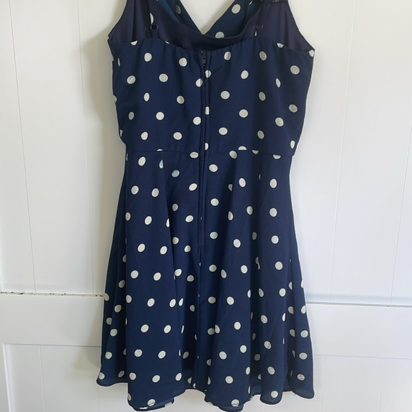 Blue and White Polka Dot Flair Mini - Picture 5 of 8